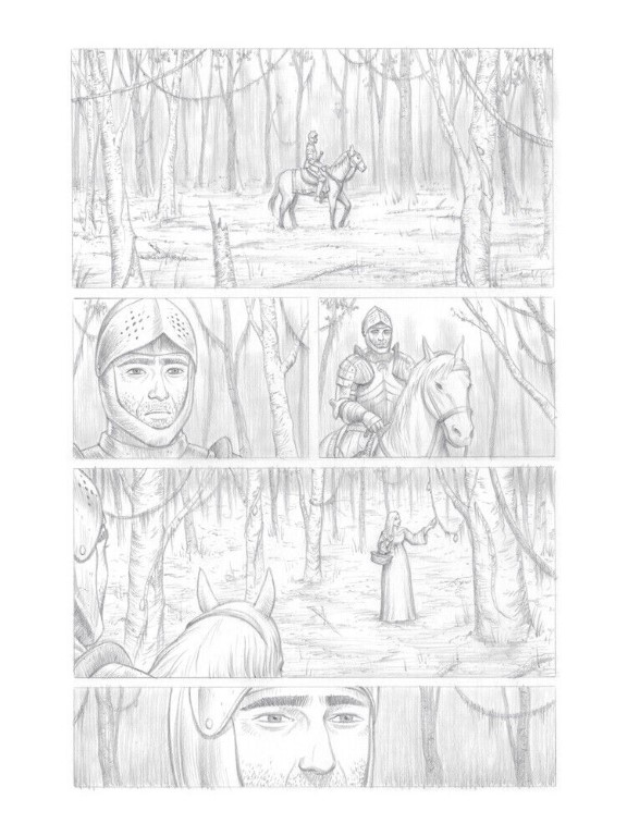 The Knight and the Lady of Play pg. 3 by Jonathan Luna